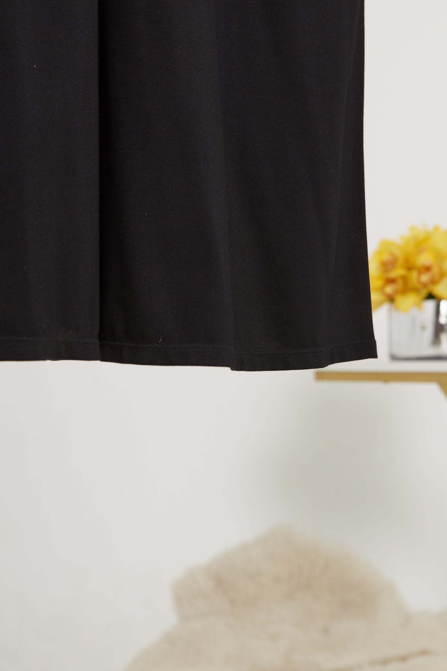 Jen Lightweight Ponte Long Straight Fitting Maxi Skirt