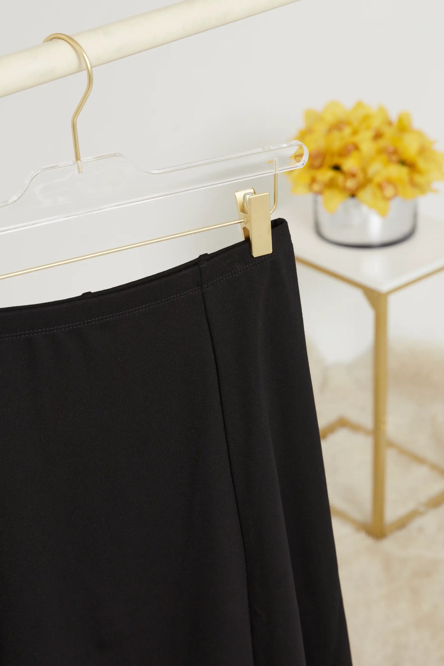 Seven Panel Flared Basic Skirt