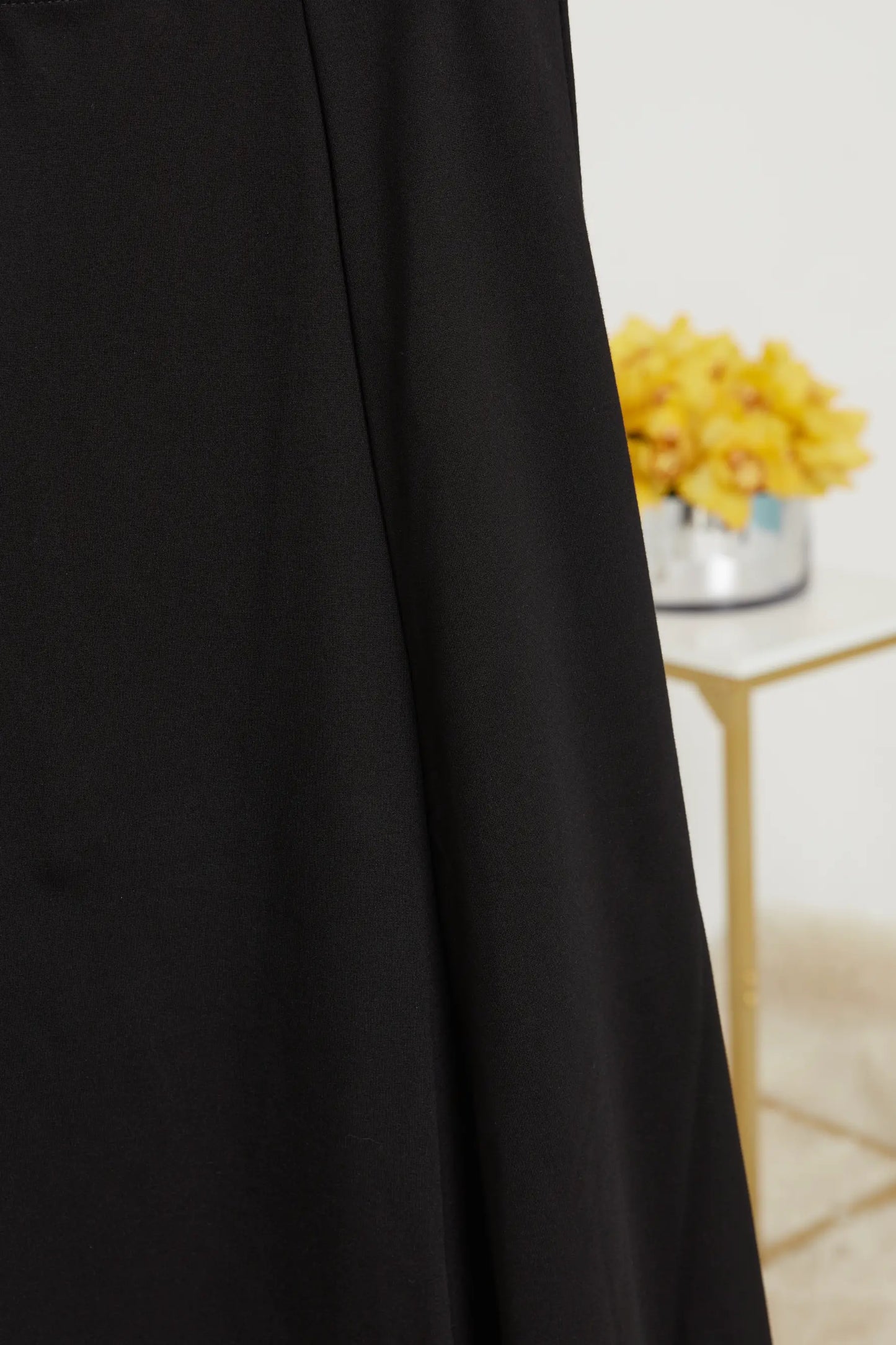 Seven Panel Flared Basic Skirt