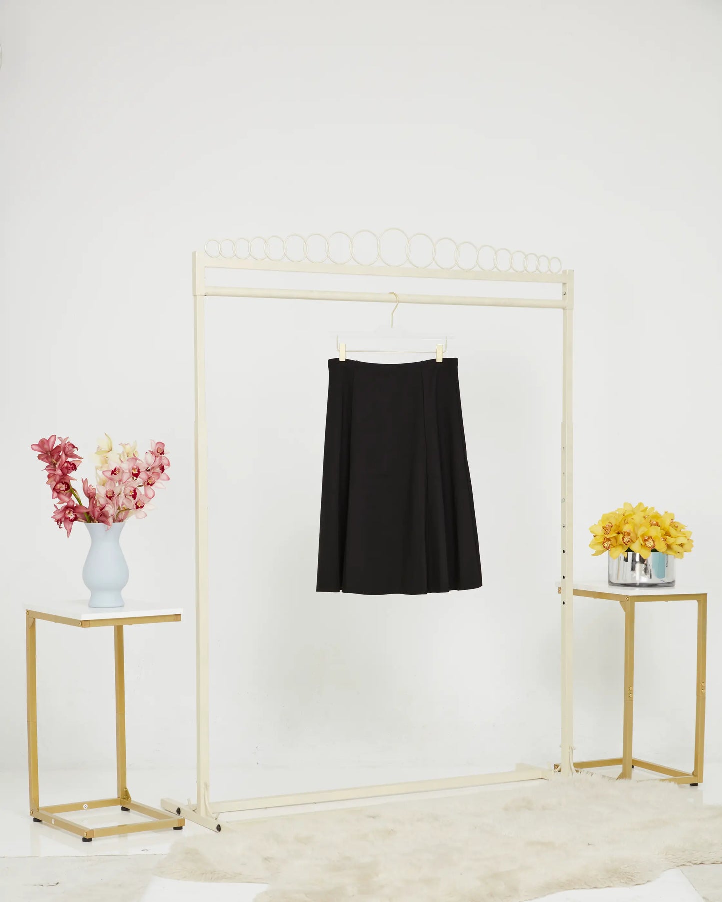 Seven Panel Flared Basic Skirt