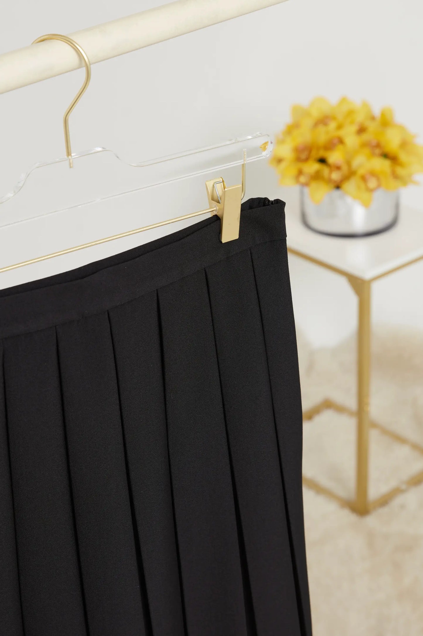 Classy Kick Pleat A-line Skirt