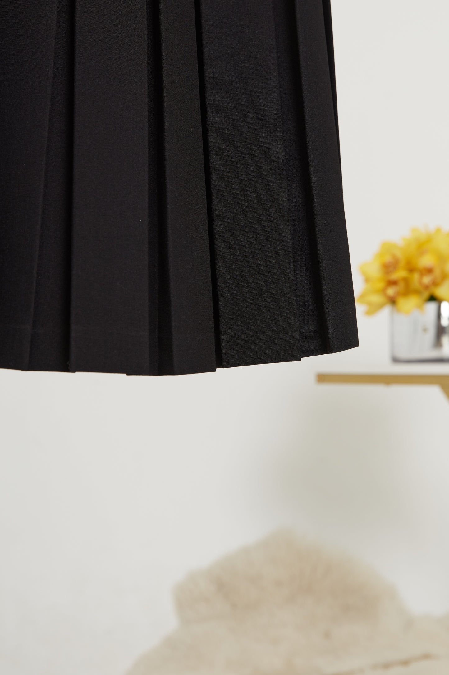 Lory Box Pleated A-Line Flared Skirt