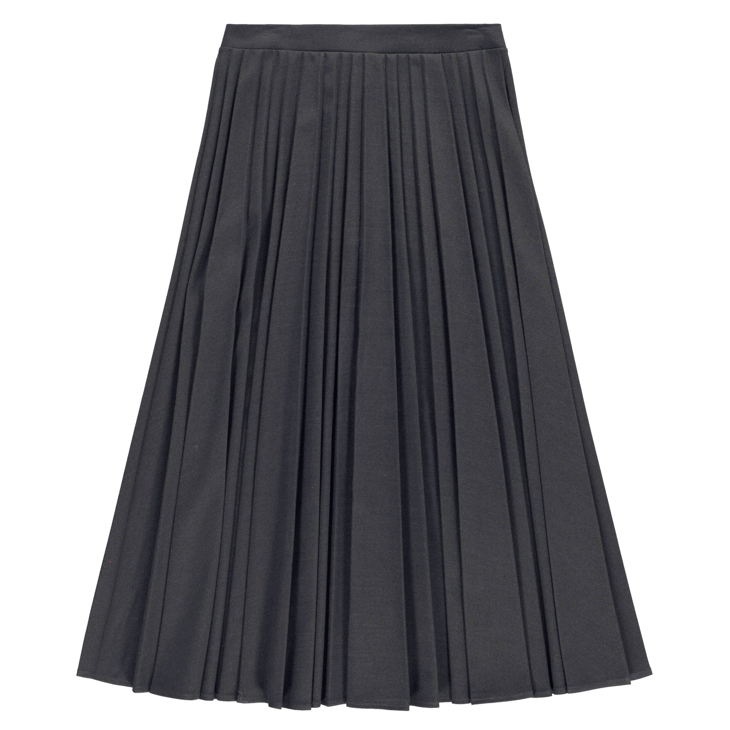 Chavy Elastic Waist Combo Pleated Skirt
